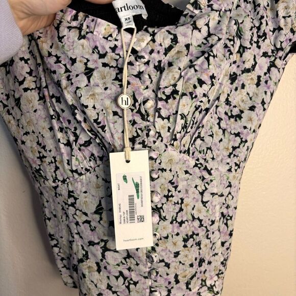 NWT Revolve Heartloom Floral Swain Top Size XS - Picture 8 of 10